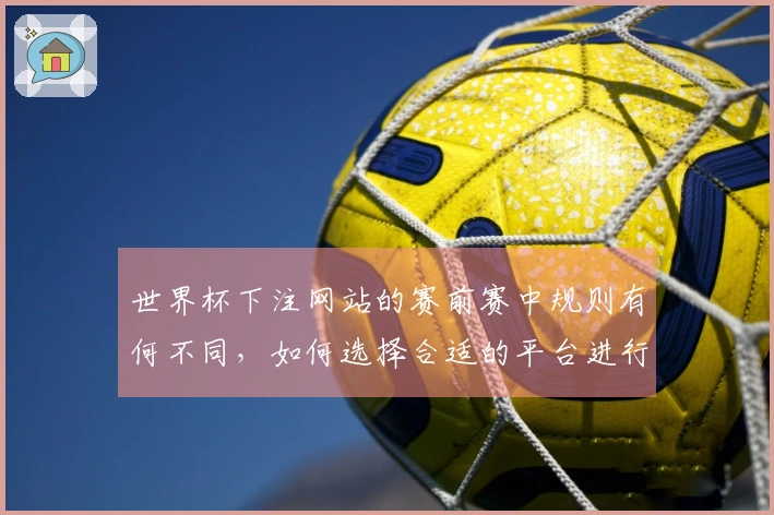 世界杯下注网站的赛前赛中规则有何不同，如何选择合适的平台进行投注？